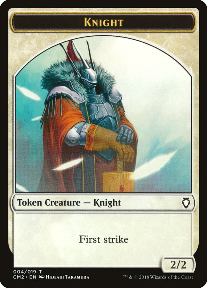 Knight Token [Commander Anthology Volume II Tokens] | Silver Goblin
