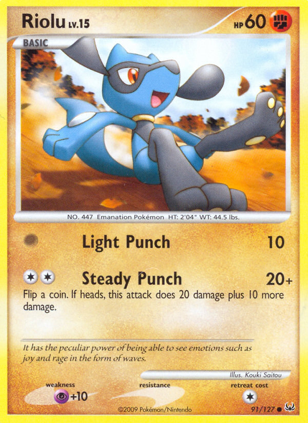 Riolu (91/127) [Platinum: Base Set] | Silver Goblin