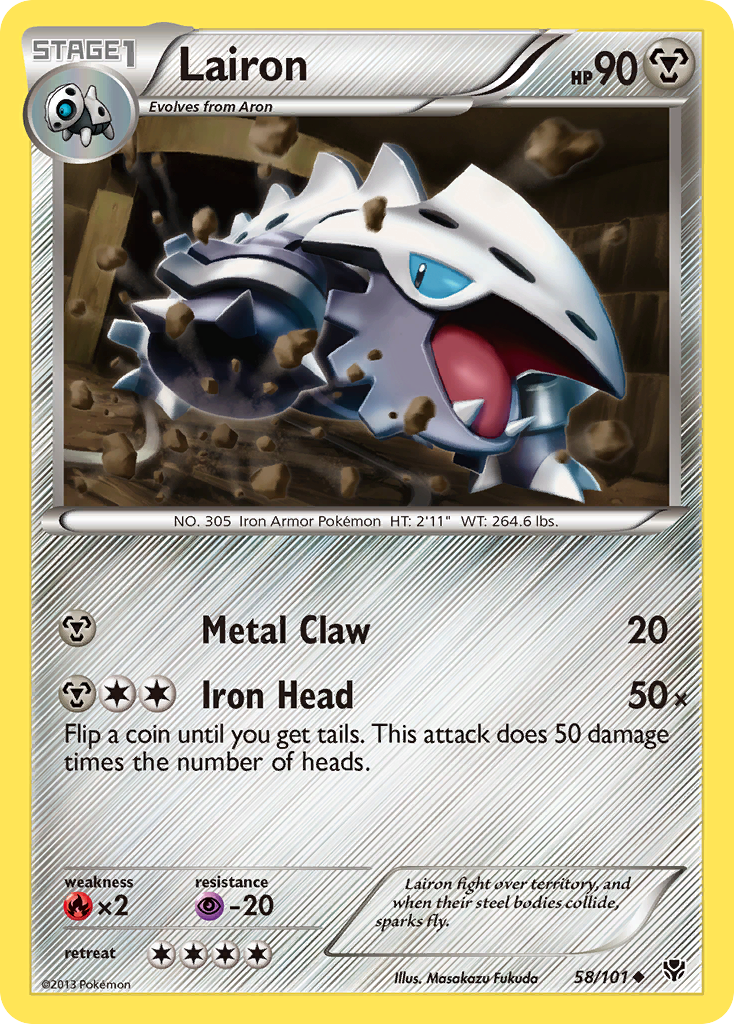 Lairon (58/101) [Black & White: Plasma Blast] | Silver Goblin