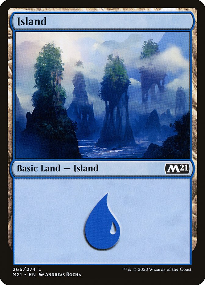 Island (265) [Core Set 2021] | Silver Goblin