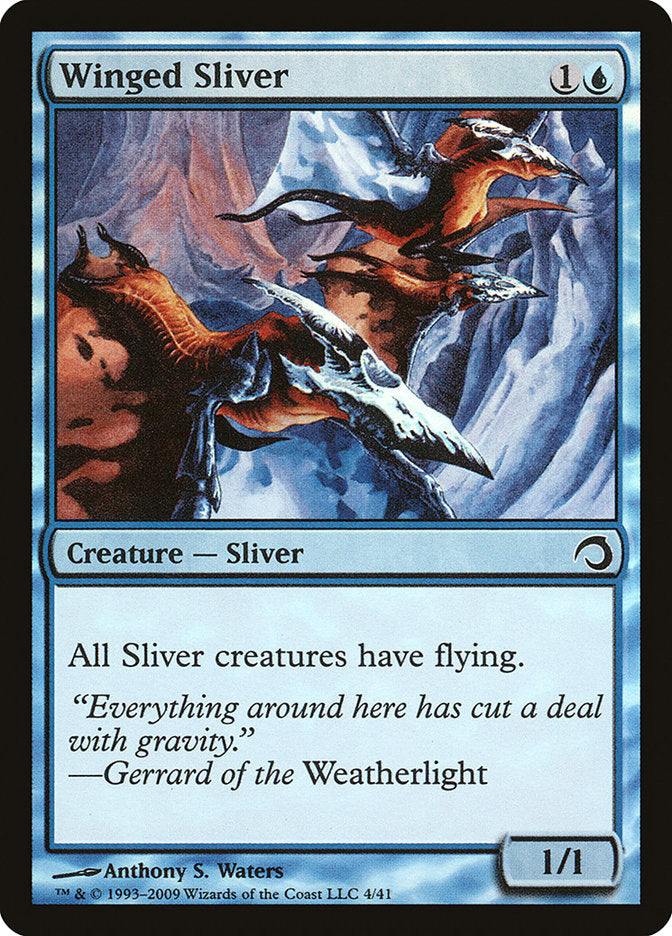 Winged Sliver [Premium Deck Series: Slivers] | Silver Goblin