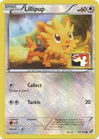 Lillipup (81/114) (League Promo) [Black & White: Base Set] | Silver Goblin