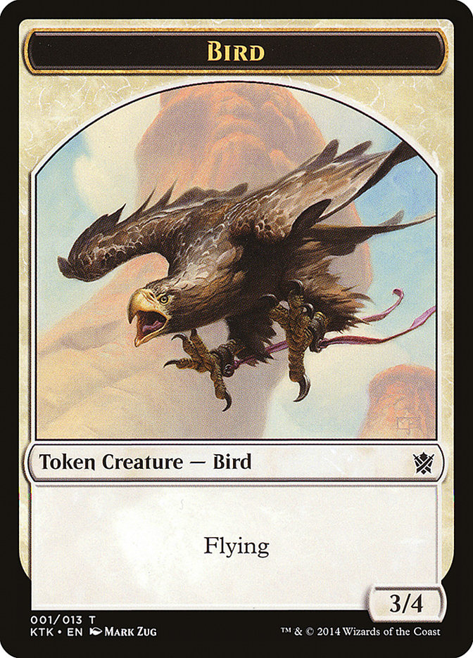 Bird Token [Khans of Tarkir Tokens] | Silver Goblin