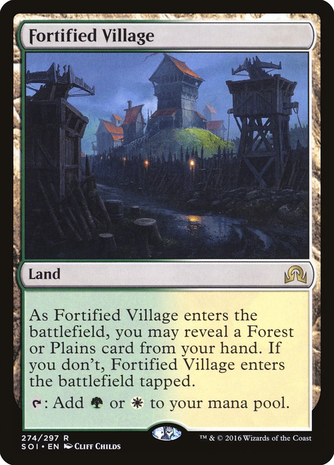 Fortified Village [Shadows over Innistrad] | Silver Goblin