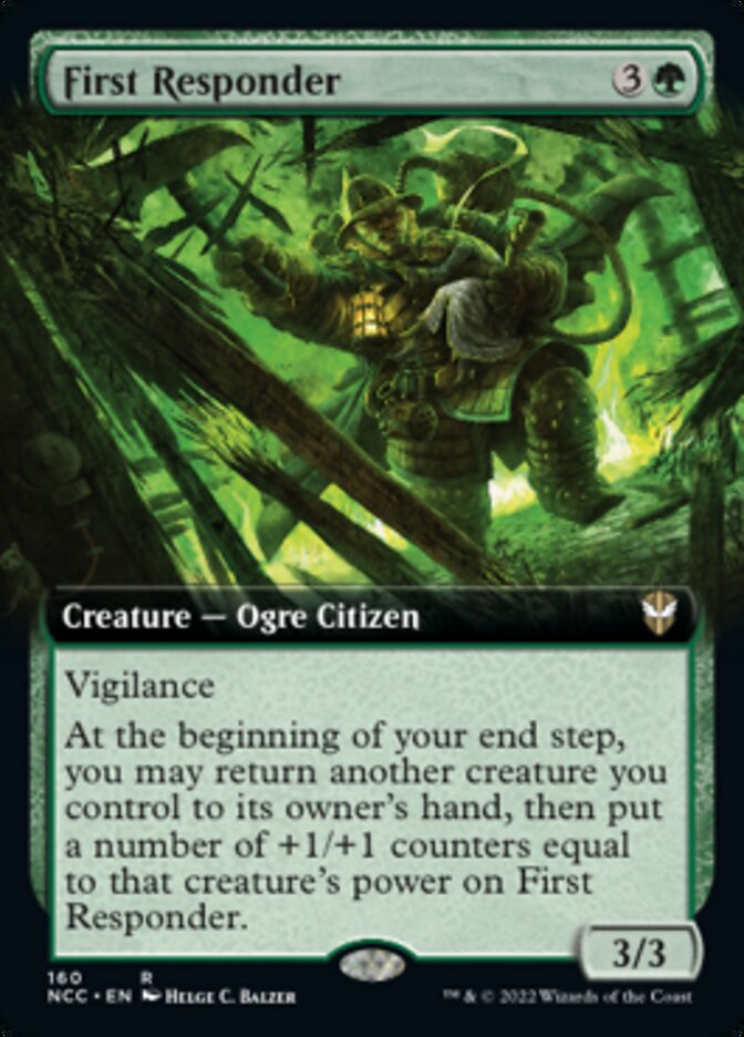 First Responder (Extended Art) [Streets of New Capenna Commander] | Silver Goblin