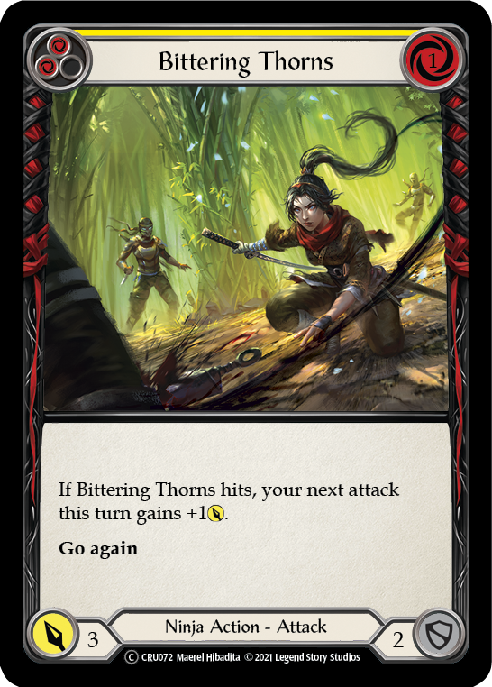 Bittering Thorns [U-CRU072] (Crucible of War Unlimited)  Unlimited Normal | Silver Goblin