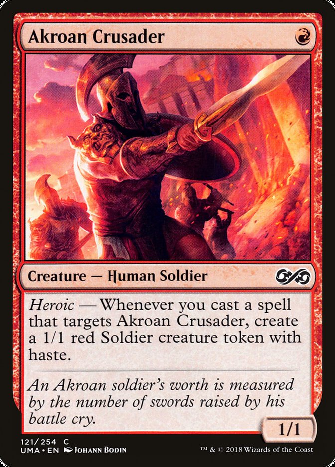 Akroan Crusader [Ultimate Masters] | Silver Goblin