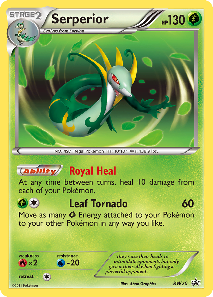 Serperior (BW20) [Black & White: Black Star Promos] | Silver Goblin