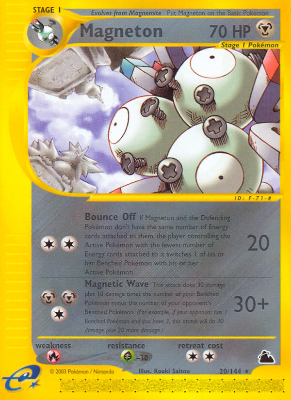 Magneton (20/144) [Skyridge] | Silver Goblin