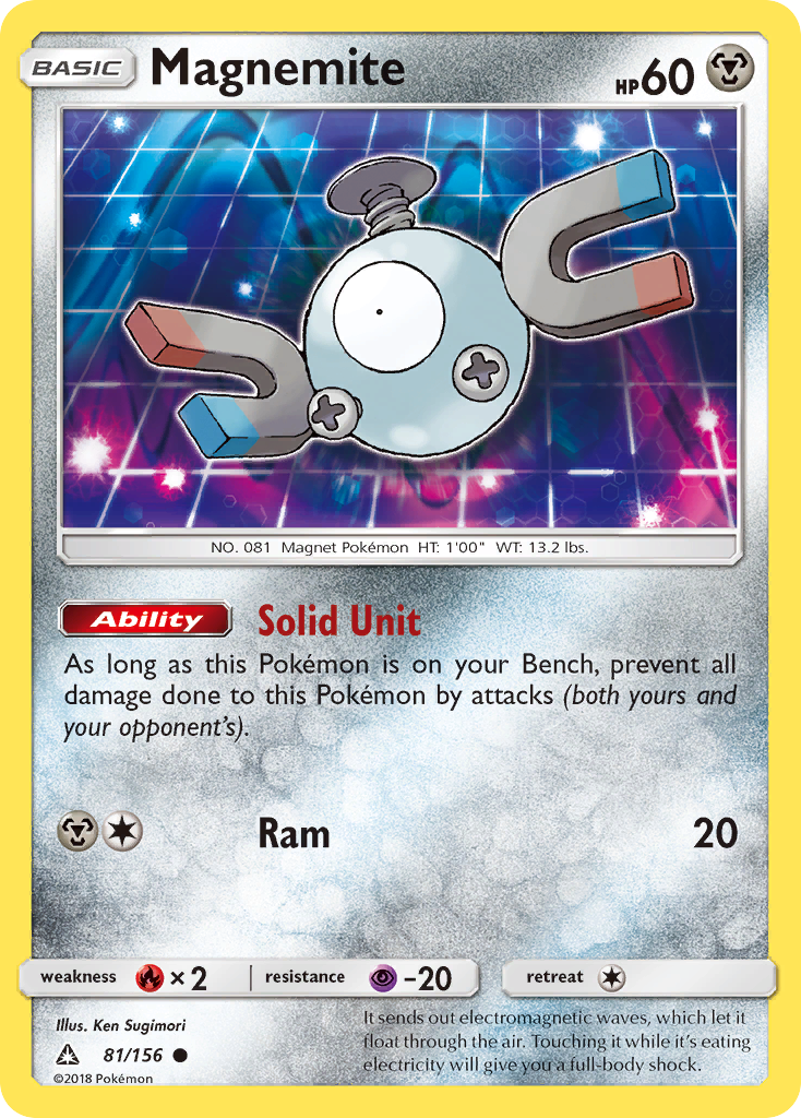 Magnemite (81/156) [Sun & Moon: Ultra Prism] | Silver Goblin