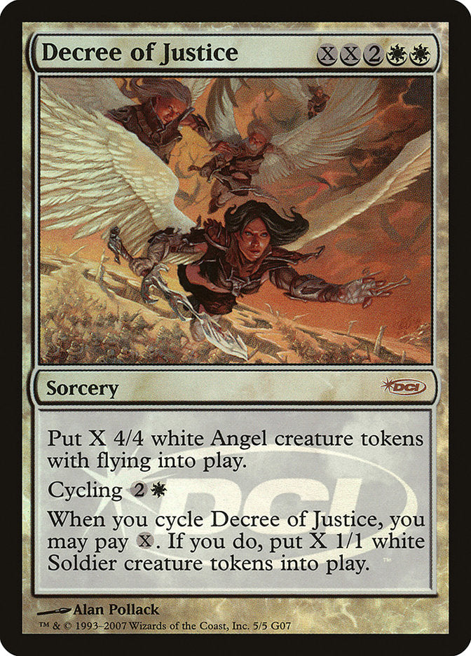 Decree of Justice [Judge Gift Cards 2007] | Silver Goblin