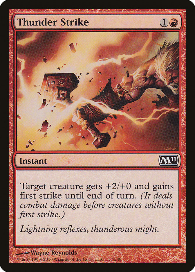 Thunder Strike [Magic 2011] | Silver Goblin