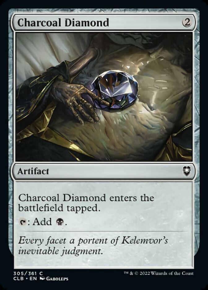 Charcoal Diamond [Commander Legends: Battle for Baldur's Gate] | Silver Goblin