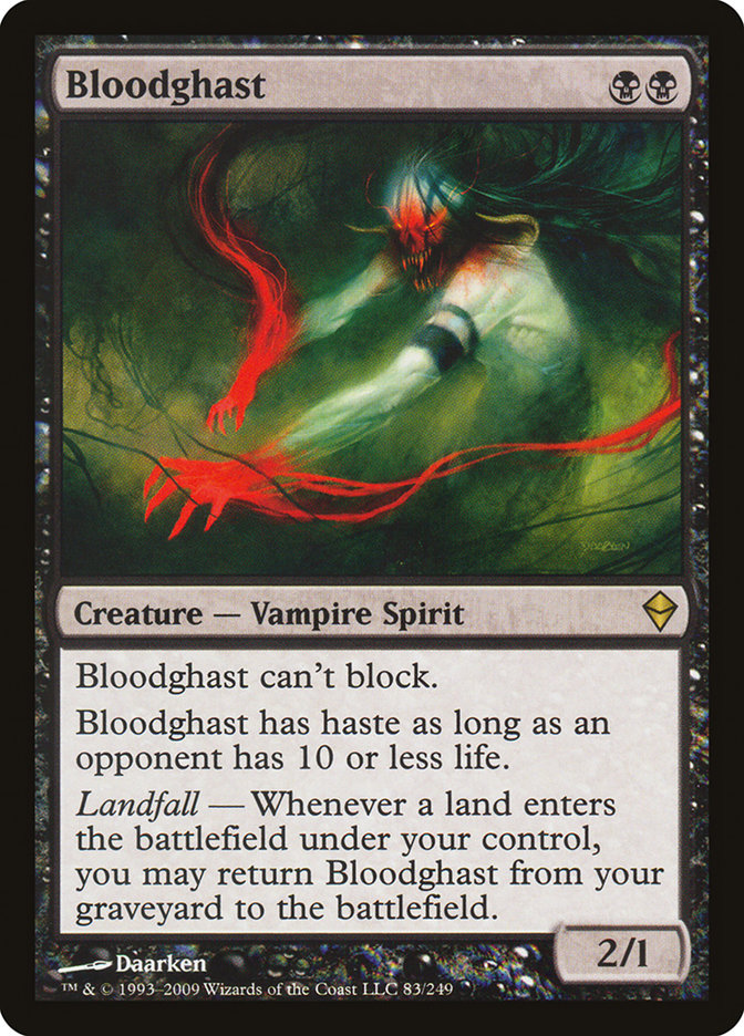 Bloodghast [Zendikar] | Silver Goblin