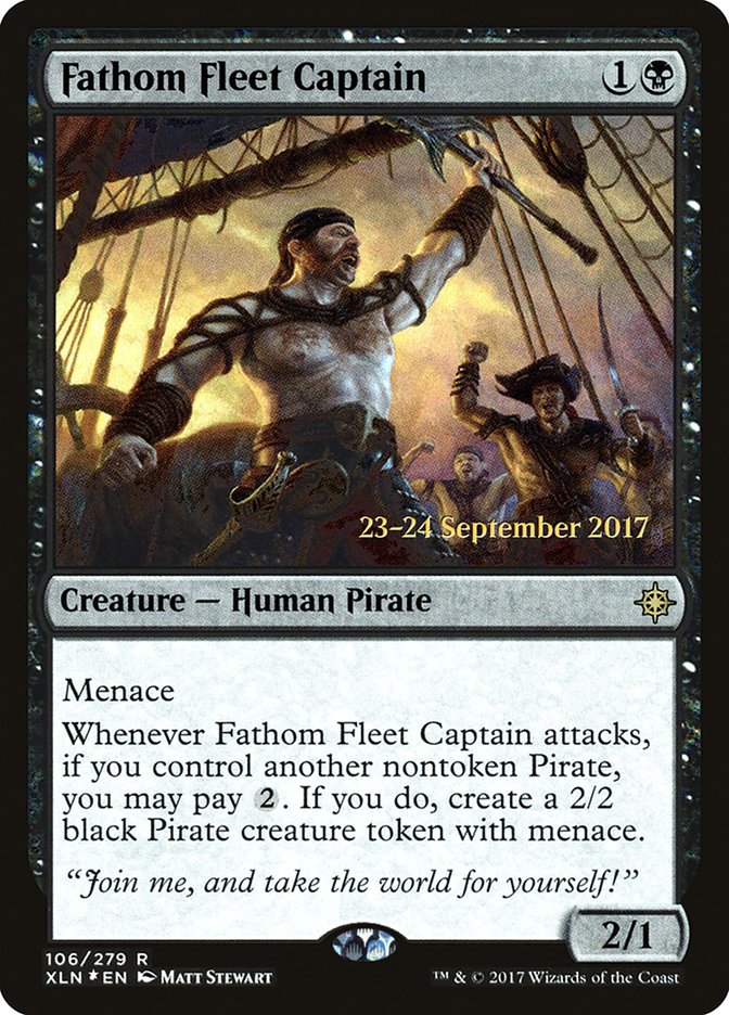 Fathom Fleet Captain [Ixalan Prerelease Promos] | Silver Goblin