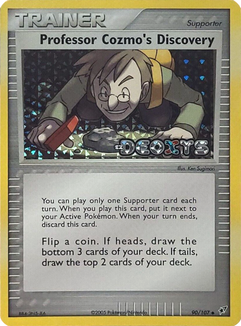 Professor Cozmo's Discovery (90/107) (Stamped) [EX: Deoxys] | Silver Goblin