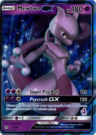 Mewtwo GX (31/68) (Mewtwo Deck) [Battle Academy 2020] | Silver Goblin