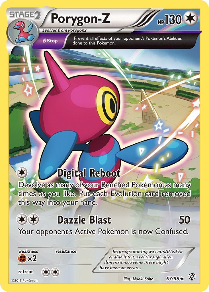 Porygon-Z (67/98) [XY: Ancient Origins] | Silver Goblin