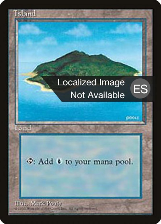 Island (B) [Fourth Edition (Foreign Black Border)] | Silver Goblin