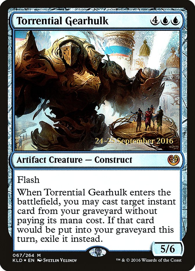 Torrential Gearhulk [Kaladesh Prerelease Promos] | Silver Goblin