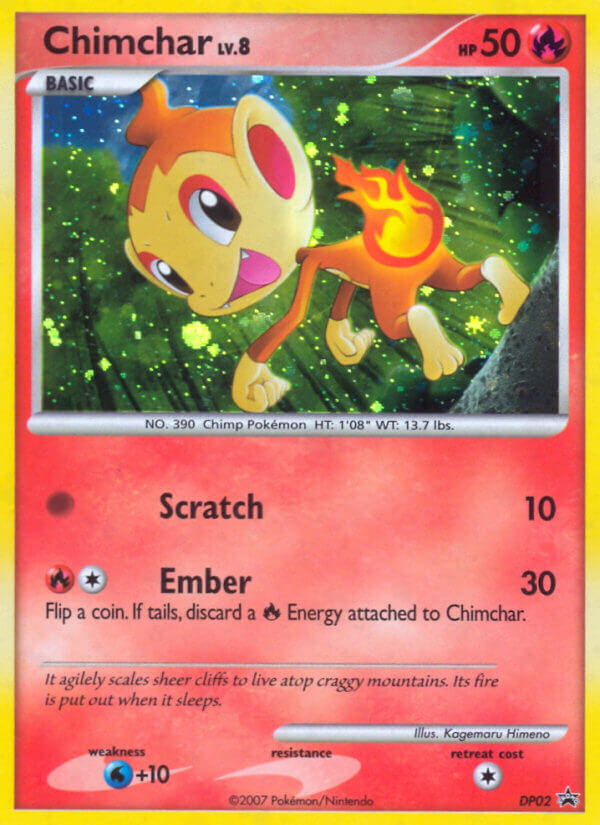 Chimchar (DP02) [Diamond & Pearl: Black Star Promos] | Silver Goblin