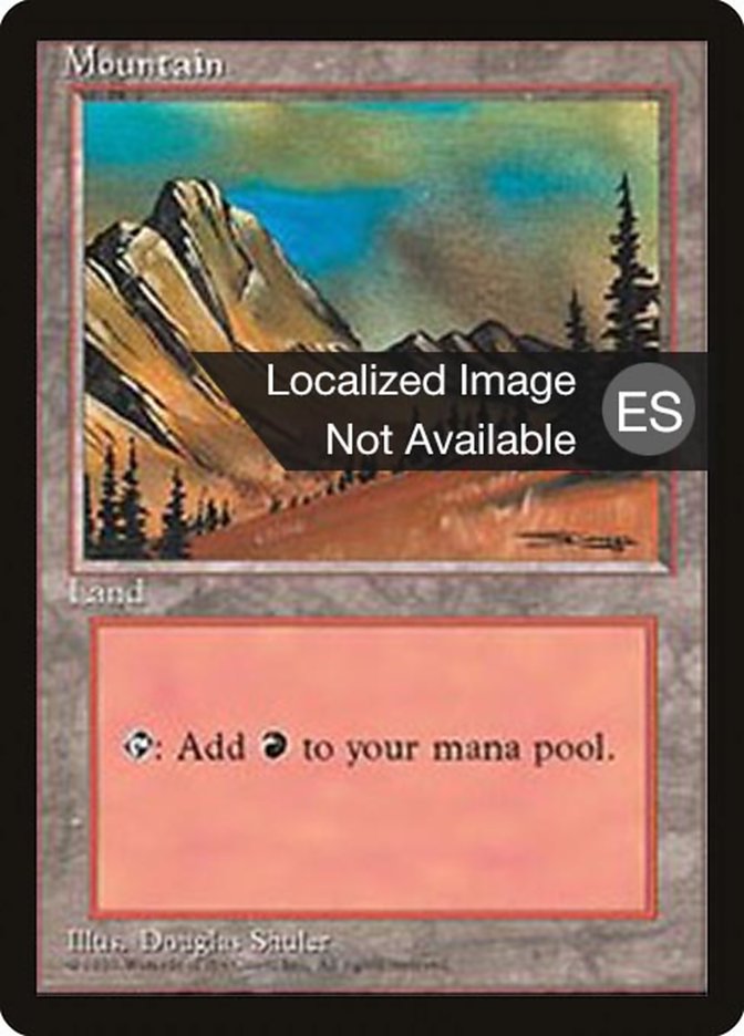 Mountain (C) [Fourth Edition (Foreign Black Border)] | Silver Goblin