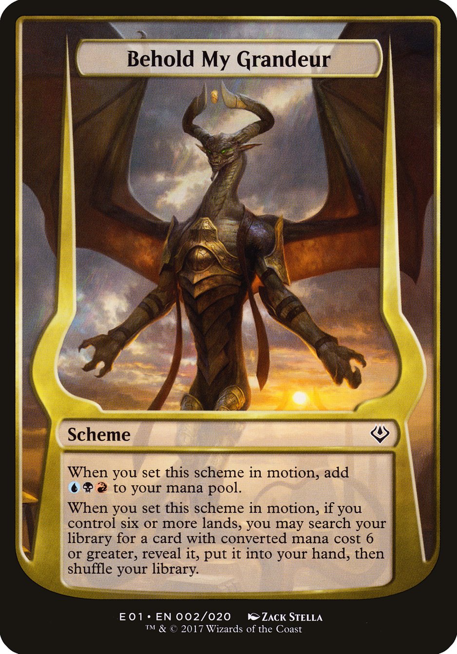 Behold My Grandeur (Schemes) [Archenemy: Nicol Bolas Schemes] | Silver Goblin