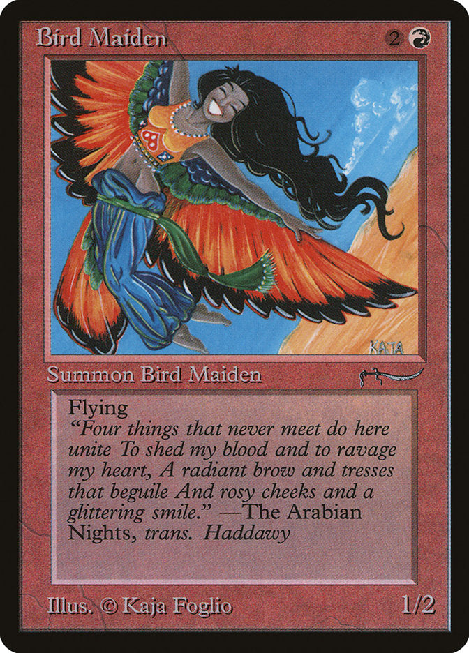 Bird Maiden (Dark Mana Cost) [Arabian Nights] | Silver Goblin