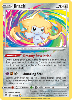 Jirachi (119/185) [Sword & Shield: Vivid Voltage] | Silver Goblin