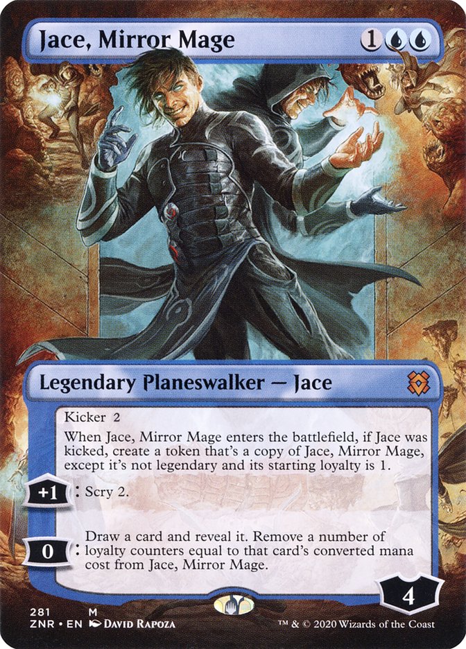 Jace, Mirror Mage (Borderless) [Zendikar Rising] | Silver Goblin