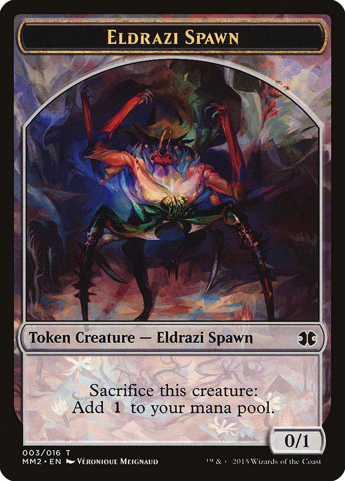 Eldrazi Spawn Token (003/016) [Modern Masters 2015 Tokens] | Silver Goblin