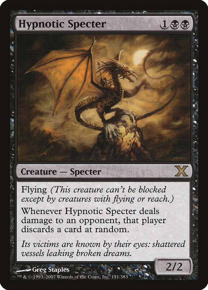 Hypnotic Specter [Tenth Edition] | Silver Goblin