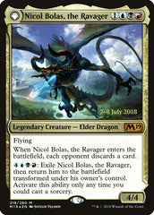 Nicol Bolas, the Ravager // Nicol Bolas, the Arisen [Core Set 2019 Prerelease Promos] | Silver Goblin