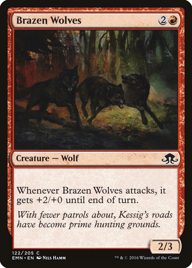 Brazen Wolves [Eldritch Moon] | Silver Goblin