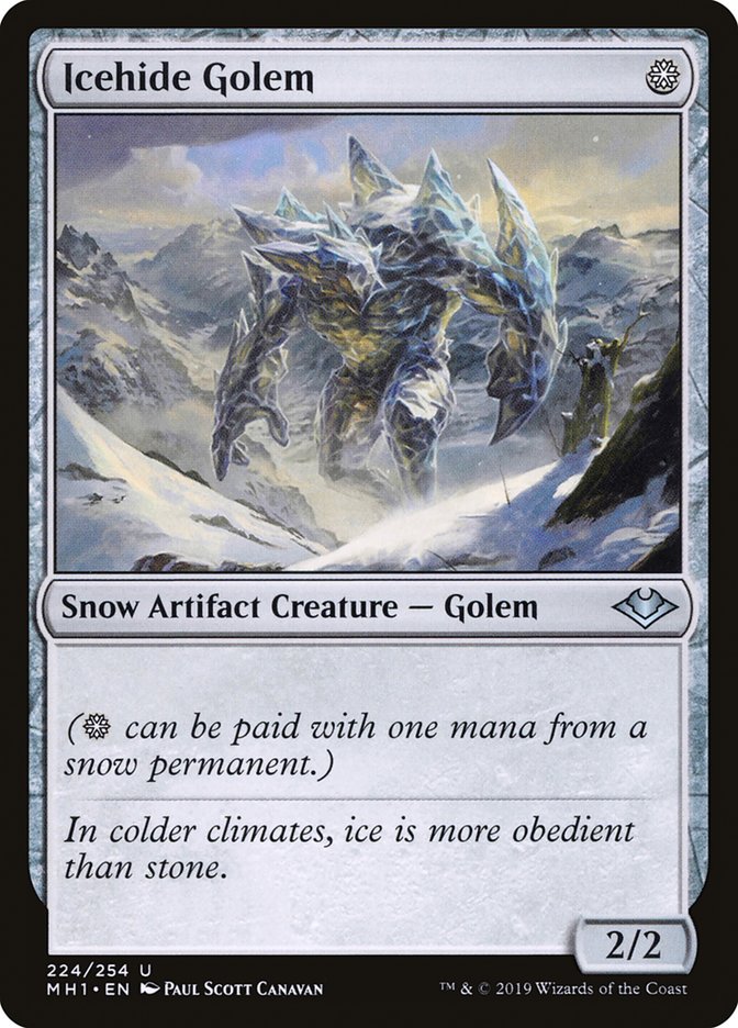 Icehide Golem [Modern Horizons] | Silver Goblin