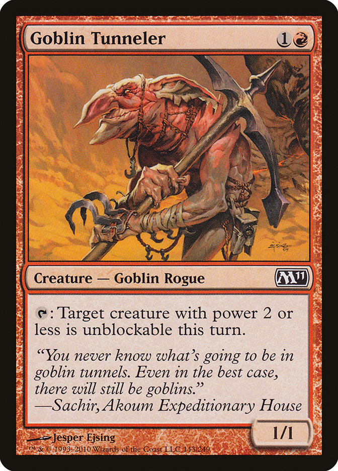 Goblin Tunneler [Magic 2011] | Silver Goblin