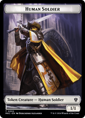 City's Blessing // Human Soldier Double-Sided Token [Murders at Karlov Manor Commander Tokens] | Silver Goblin