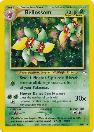 Bellossom (3/111) [Neo Genesis Unlimited] | Silver Goblin