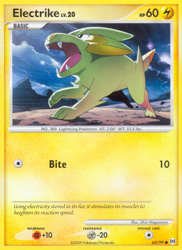 Electrike (63/99) [Platinum: Arceus] | Silver Goblin