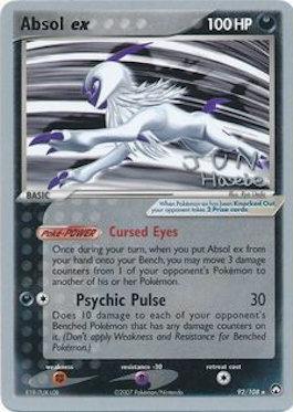 Absol ex (92/108) (Flyvees - Jun Hasebe) [World Championships 2007] | Silver Goblin