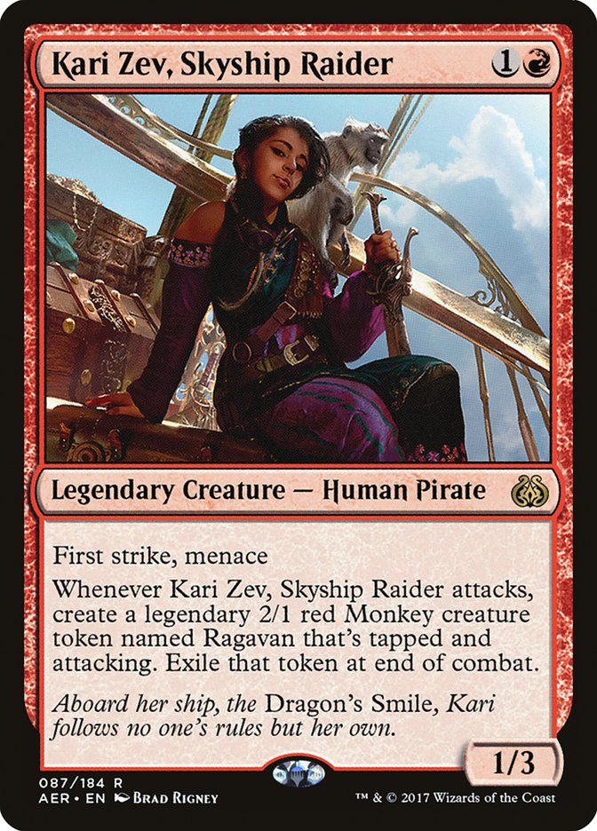 Kari Zev, Skyship Raider [Aether Revolt] | Silver Goblin