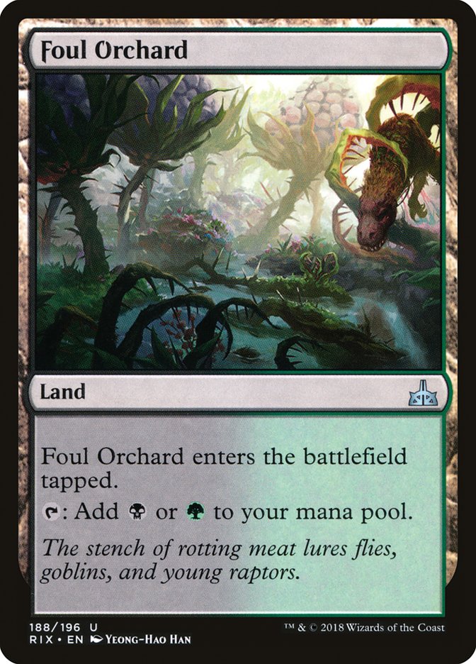 Foul Orchard [Rivals of Ixalan] | Silver Goblin