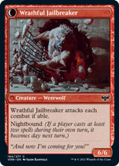 Weary Prisoner // Wrathful Jailbreaker [Innistrad: Crimson Vow] | Silver Goblin
