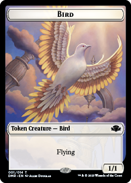 Bird Token [Dominaria Remastered Tokens] | Silver Goblin