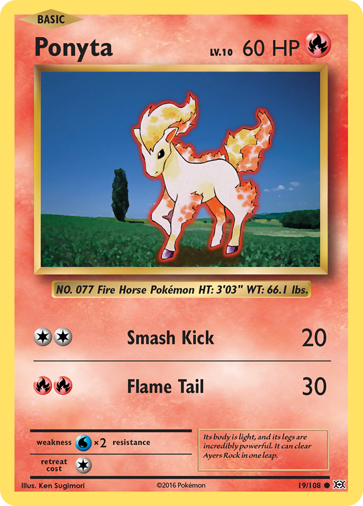 Ponyta (19/108) [XY: Evolutions] | Silver Goblin