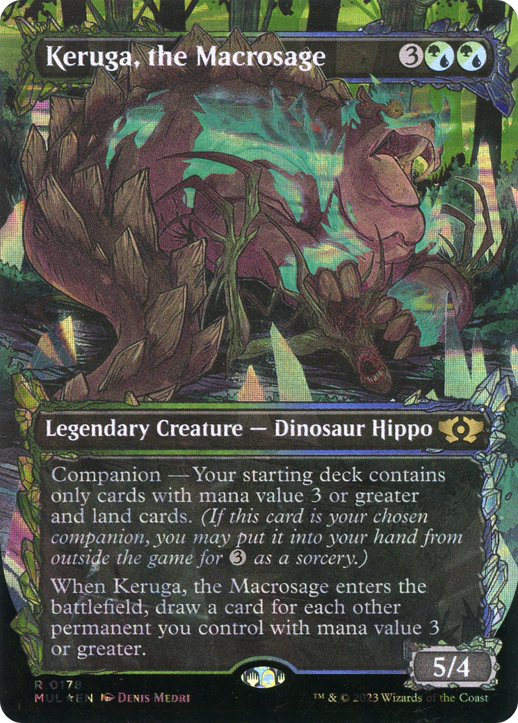 Keruga, the Macrosage (Halo Foil) [Multiverse Legends] | Silver Goblin