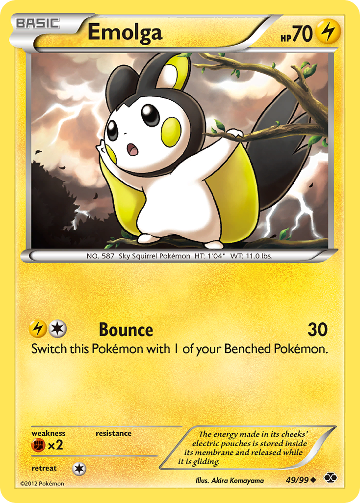 Emolga (49/99) [Black & White: Next Destinies] | Silver Goblin