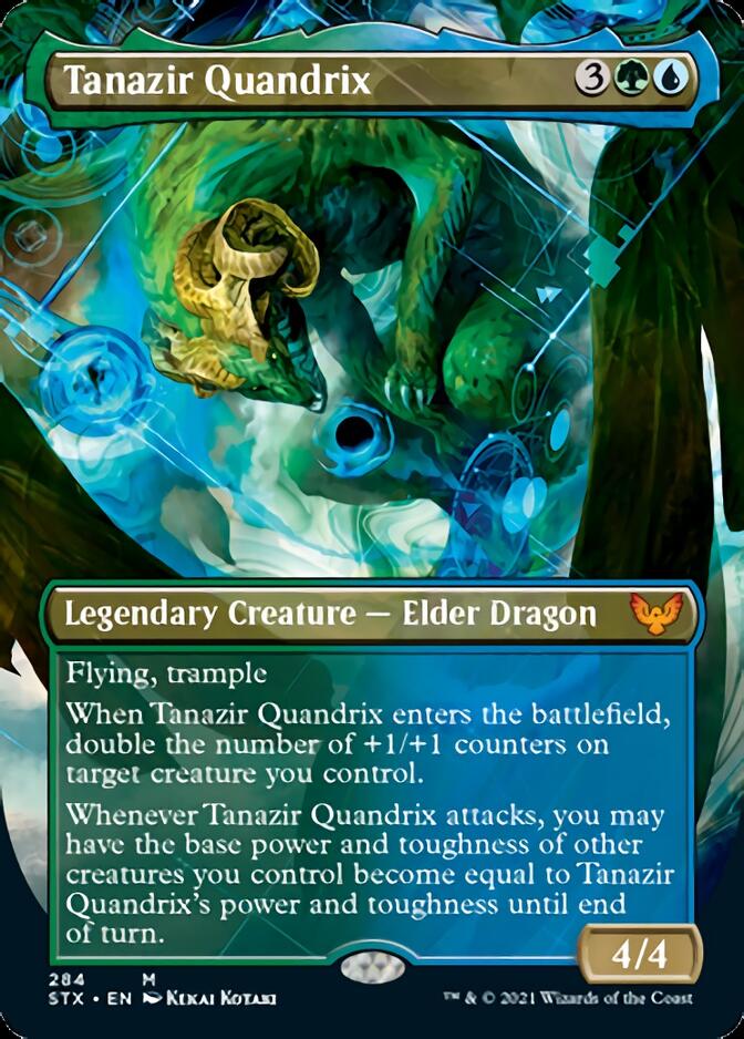 Tanazir Quandrix (Borderless Alternate Art) [Strixhaven: School of Mages] | Silver Goblin