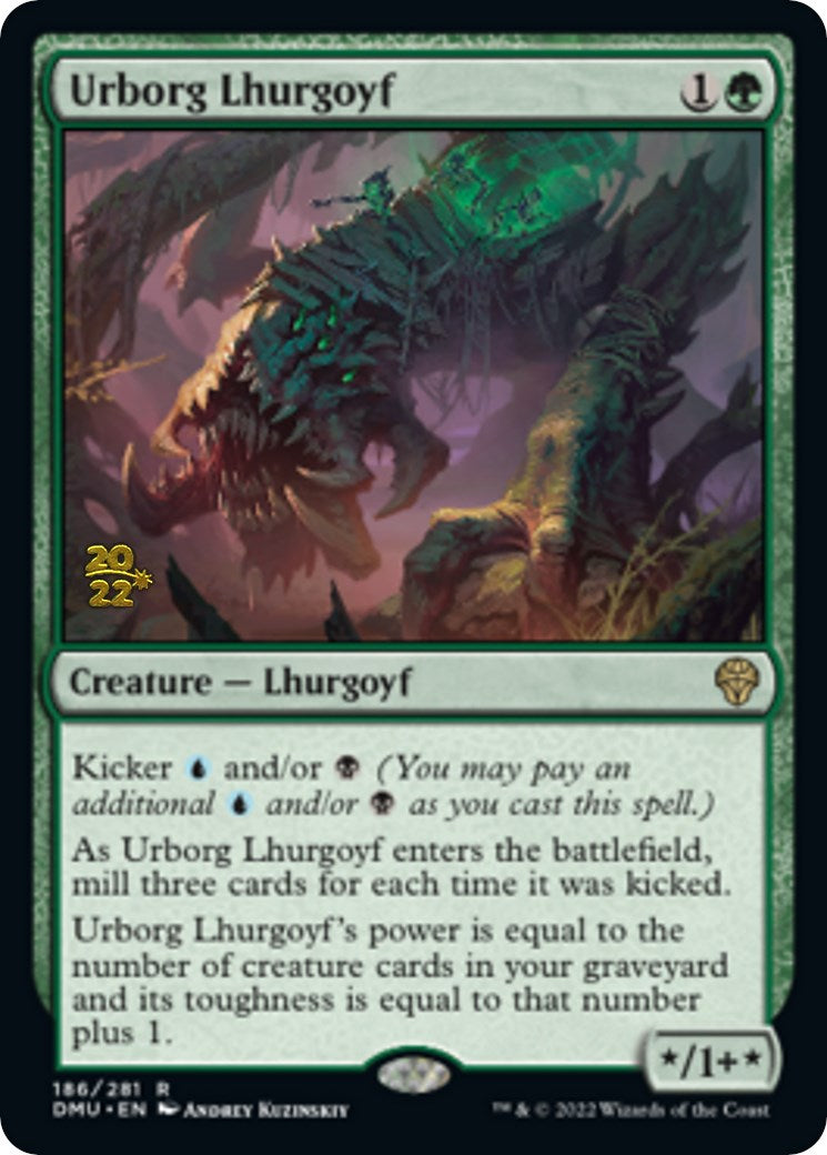 Urborg Lhurgoyf [Dominaria United Prerelease Promos] | Silver Goblin