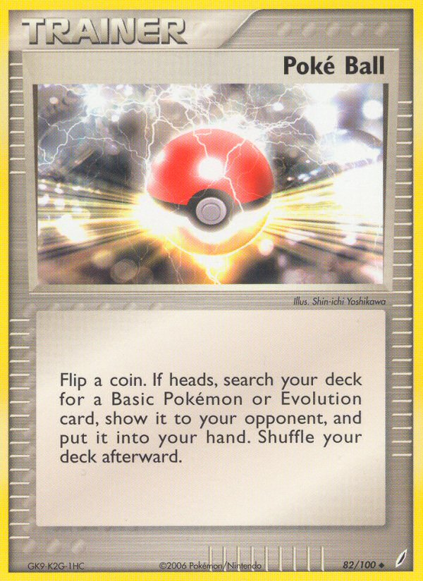 Poke Ball (82/100) [EX: Crystal Guardians] | Silver Goblin